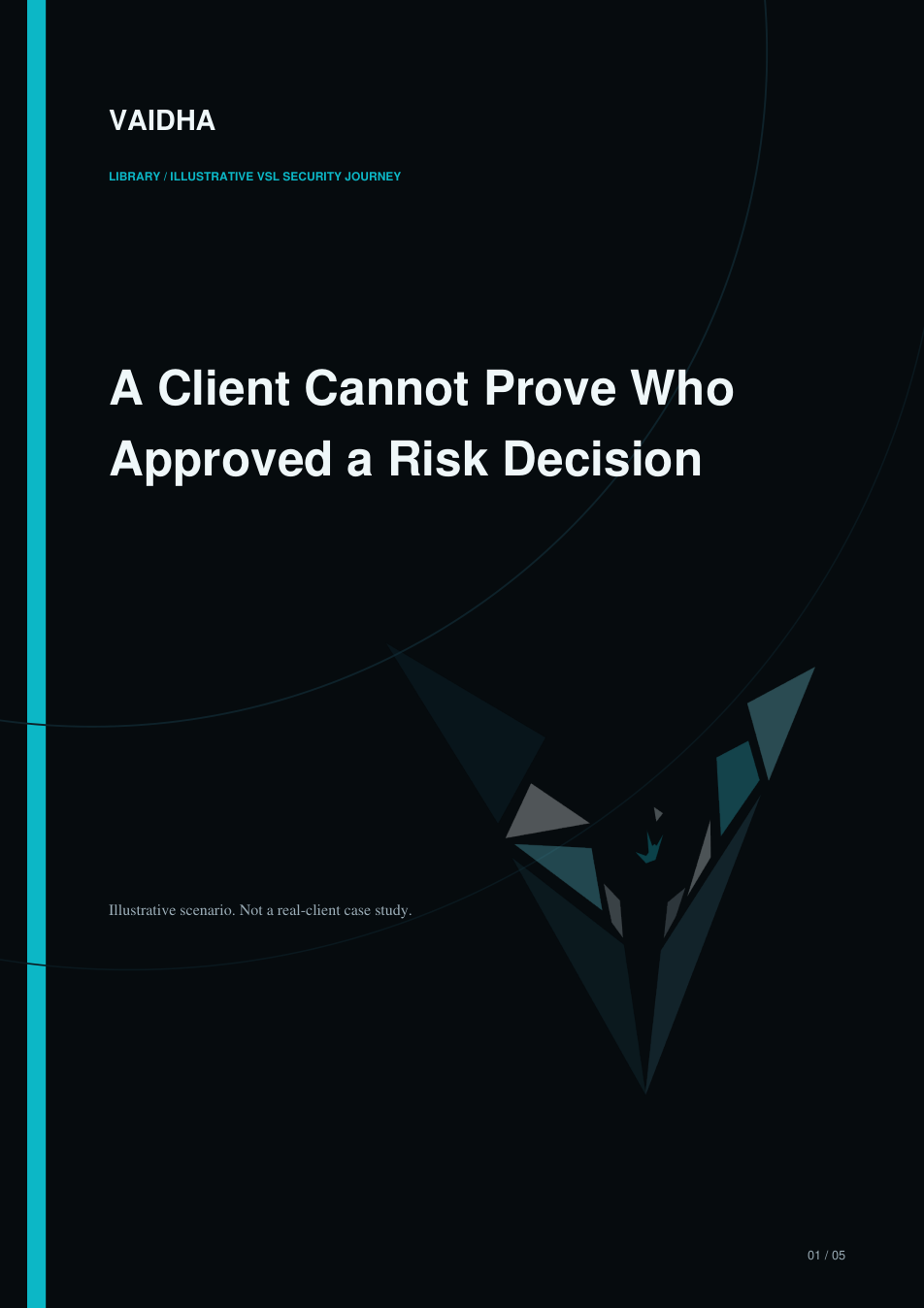 Cover preview for A Business Reconstructs the Approval Behind a Risk Decision