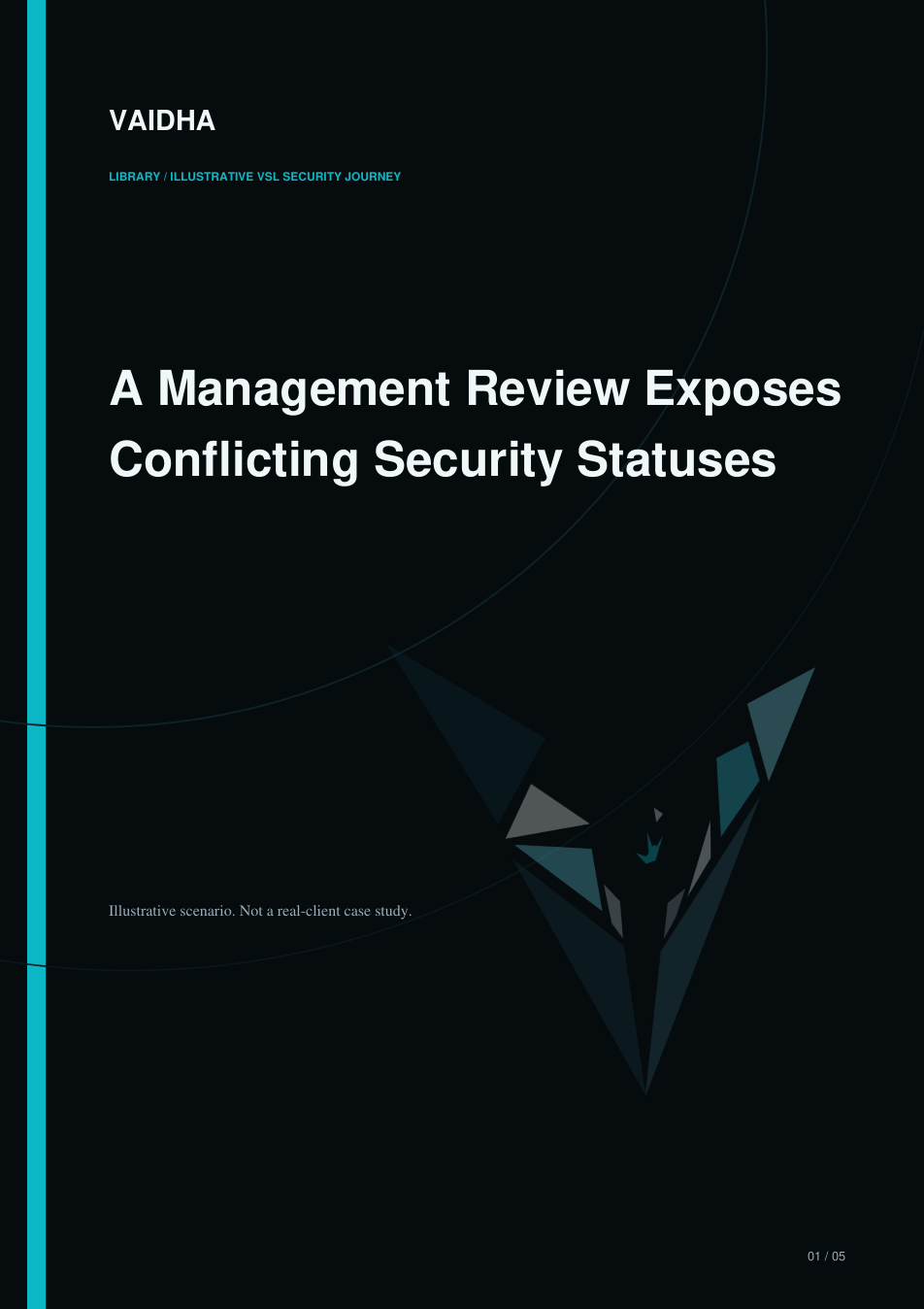 Cover preview for A Management Review Exposes Conflicting Security Statuses