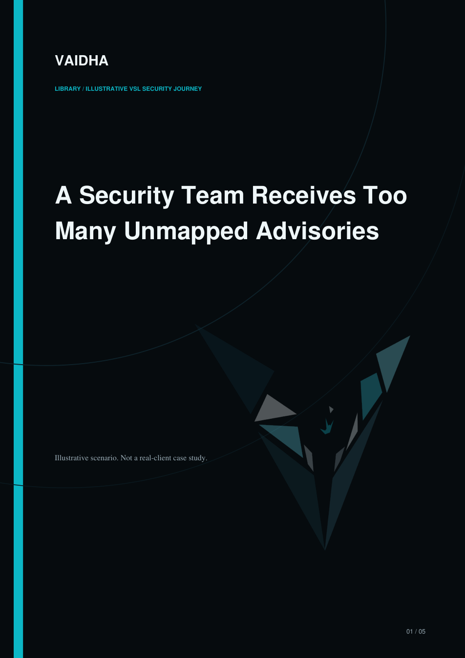 Cover preview for A Security Team Receives Too Many Unmapped Advisories
