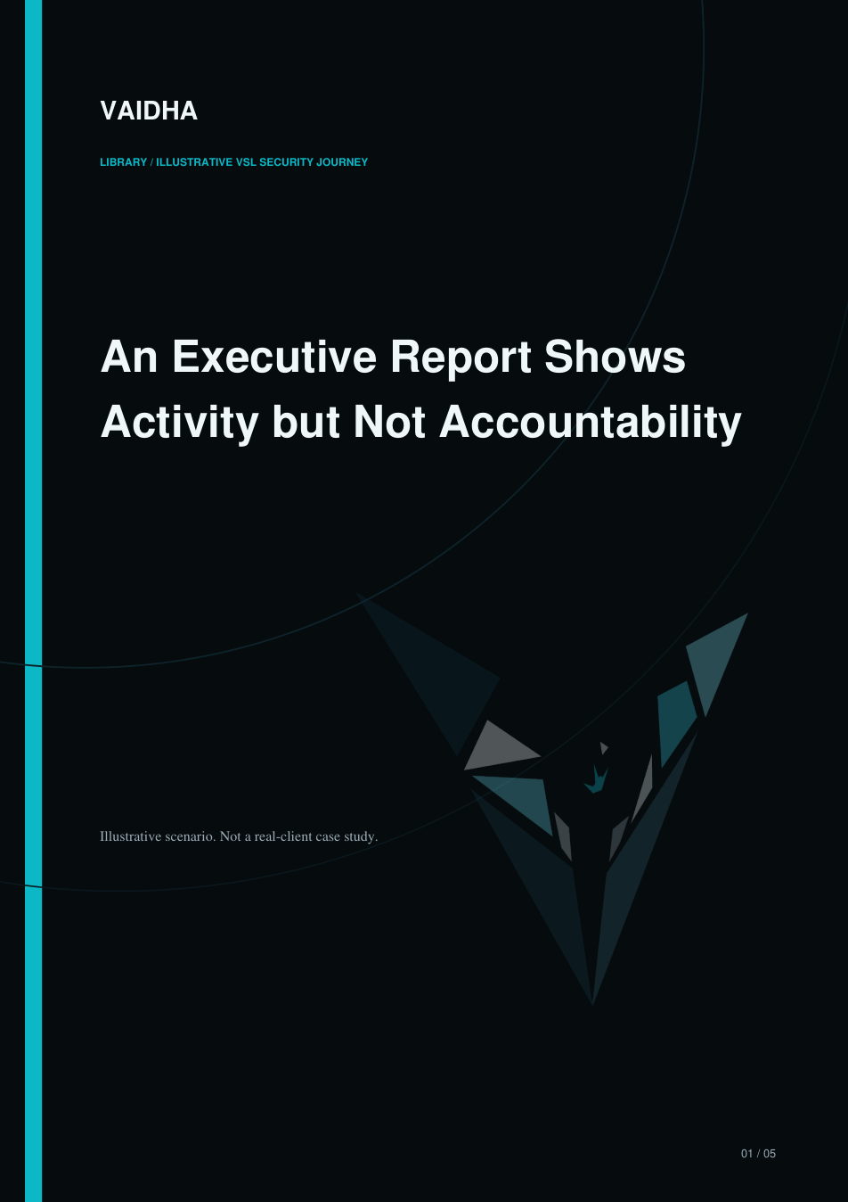 Cover preview for An Executive Report Shows Activity but Not Accountability