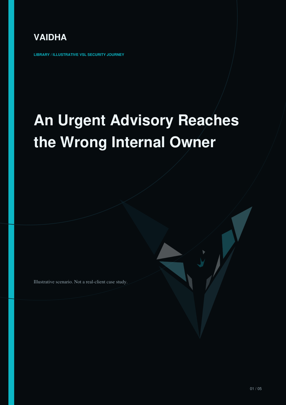 Cover preview for An Urgent Advisory Reaches the Wrong Internal Owner